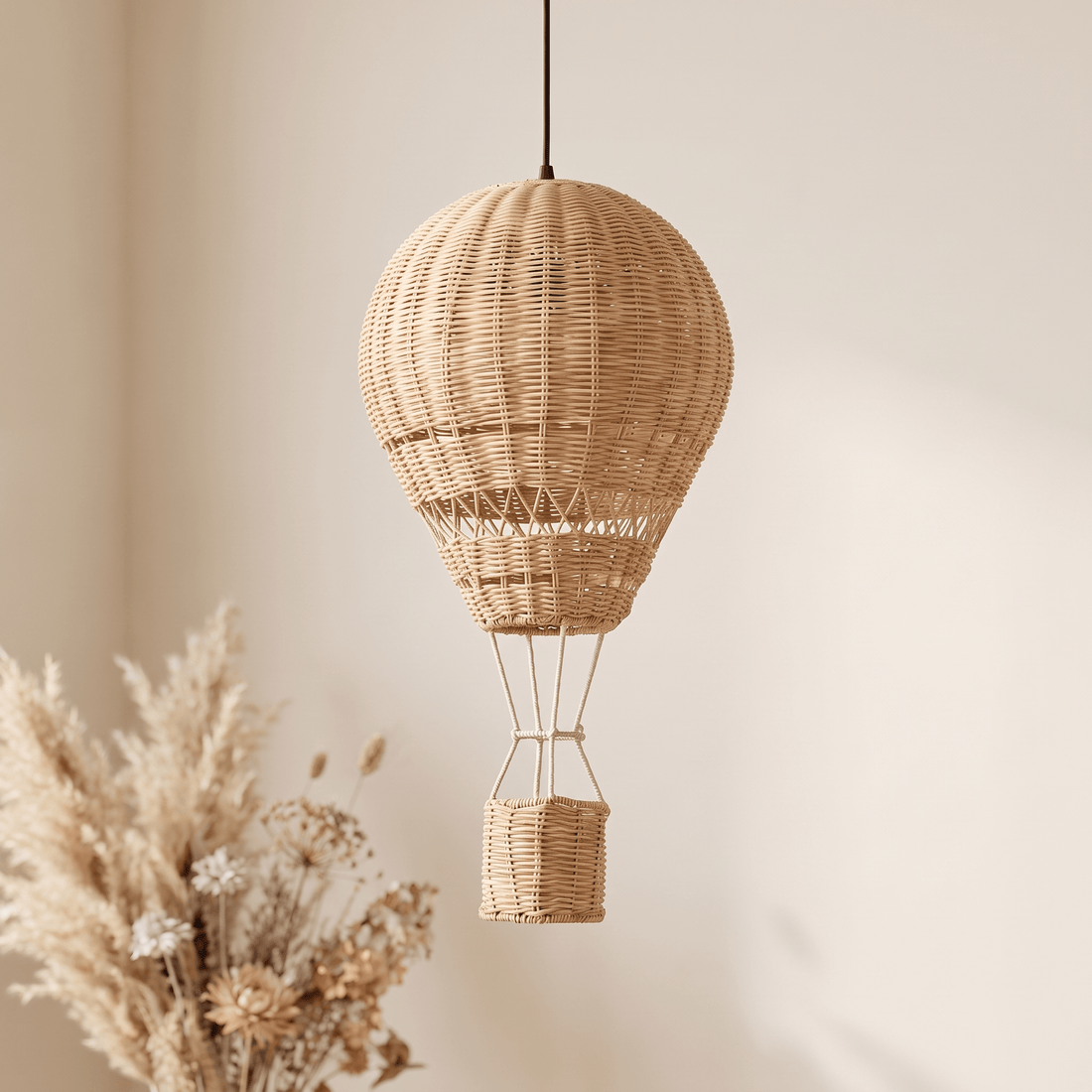 Suspension en Rotin Montgolfière Chambre Bébé