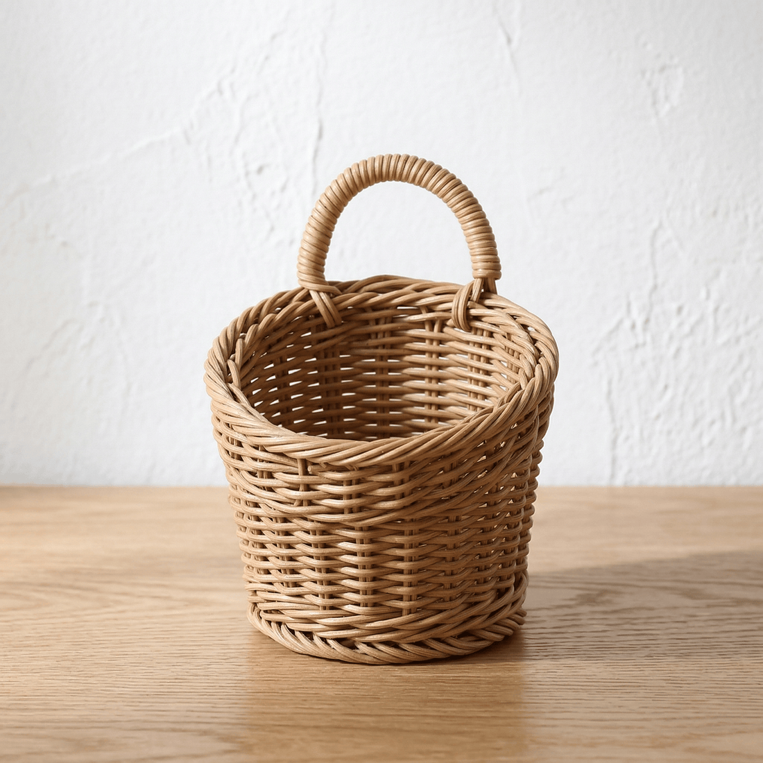 Panier Fruit Mural Suspendu en Rotin