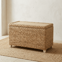 Banc Coffre Rotin Rectangulaire