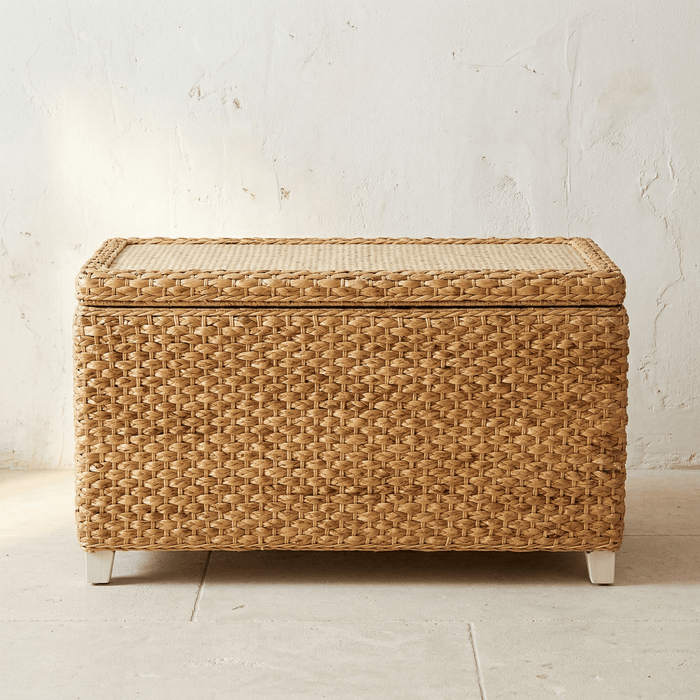 Banc Coffre Rotin Rectangulaire