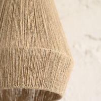 Suspension en Rotin Petite Cloche