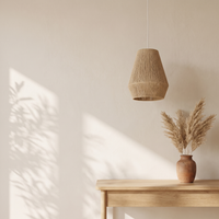 Suspension en Rotin Petite Cloche