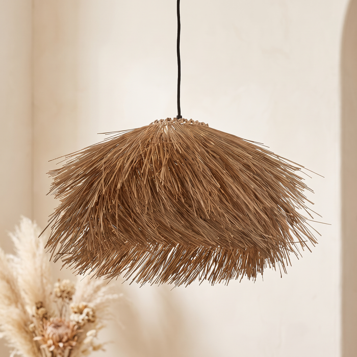 Suspension en Rotin Paille