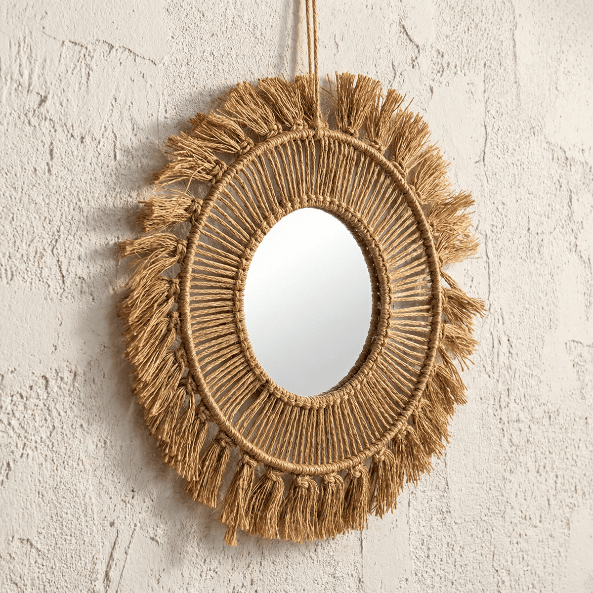 Miroir Bohème Macramé