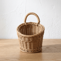 Panier Fruit Mural Suspendu en Rotin