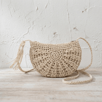 Sac Bandoulière Crochet Demi-Lune Bohème