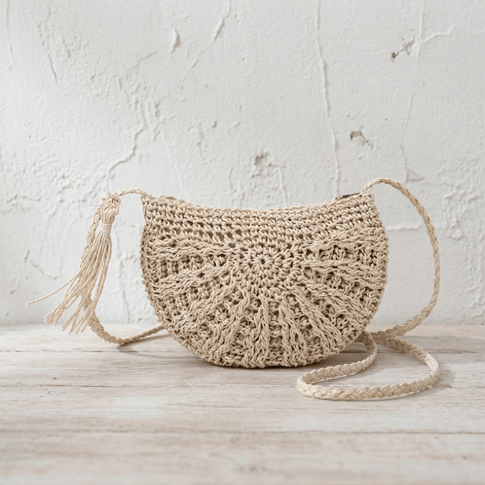 Sac Bandoulière Crochet Demi-Lune Bohème
