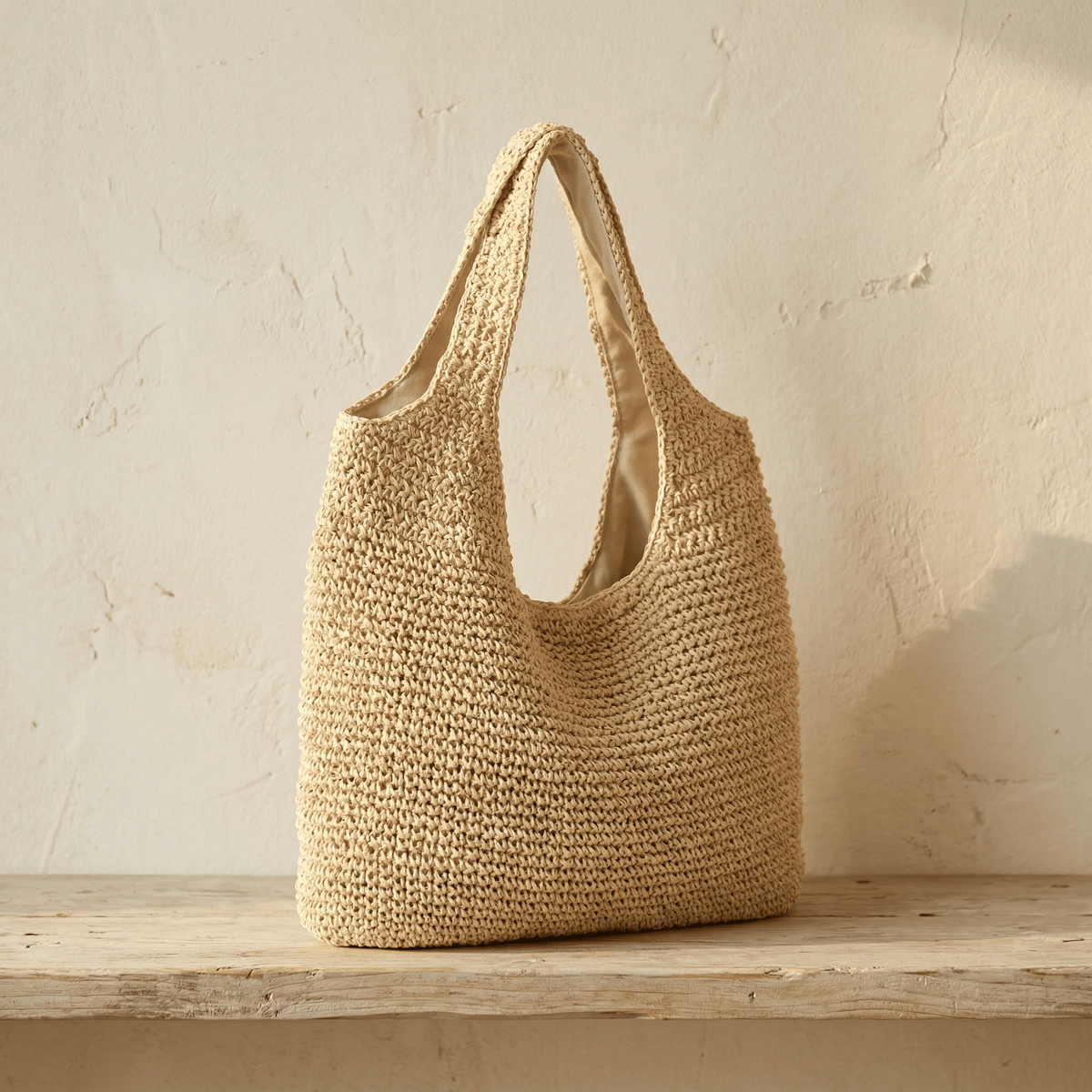 Sac Cabas en Rotin Souple