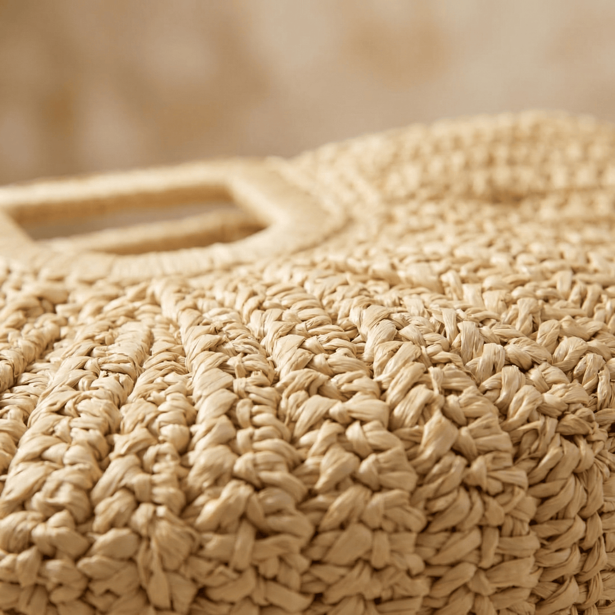 Sac Rotin Demi-Lune Bohème