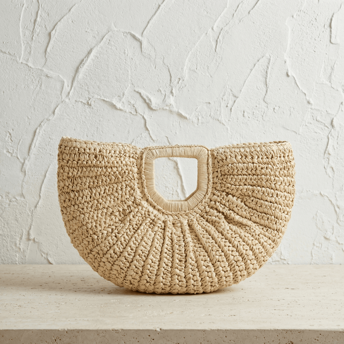 Sac Rotin Demi-Lune Bohème