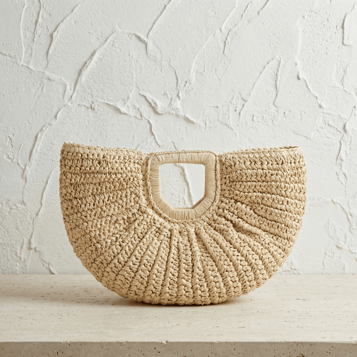 Sac Rotin Demi-Lune Bohème