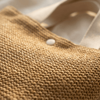 Sac Tote Rotin Structuré Anses Larges