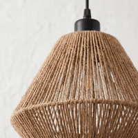 Suspension Conique en Rotin