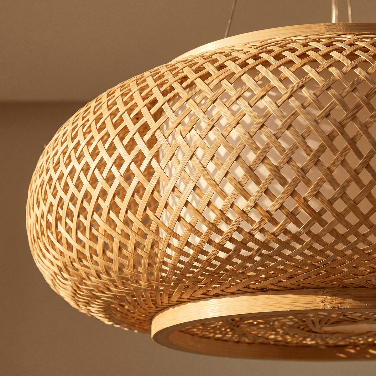 Suspension en Bambou Ronde