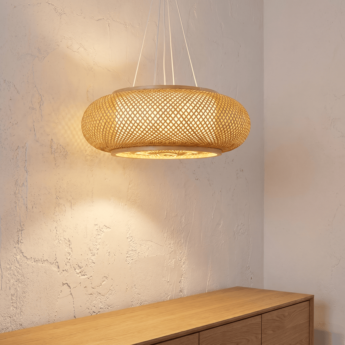 Suspension en Bambou Ronde