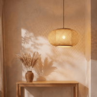 Suspension en Bambou Tambour