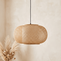 Suspension en Bambou Tambour