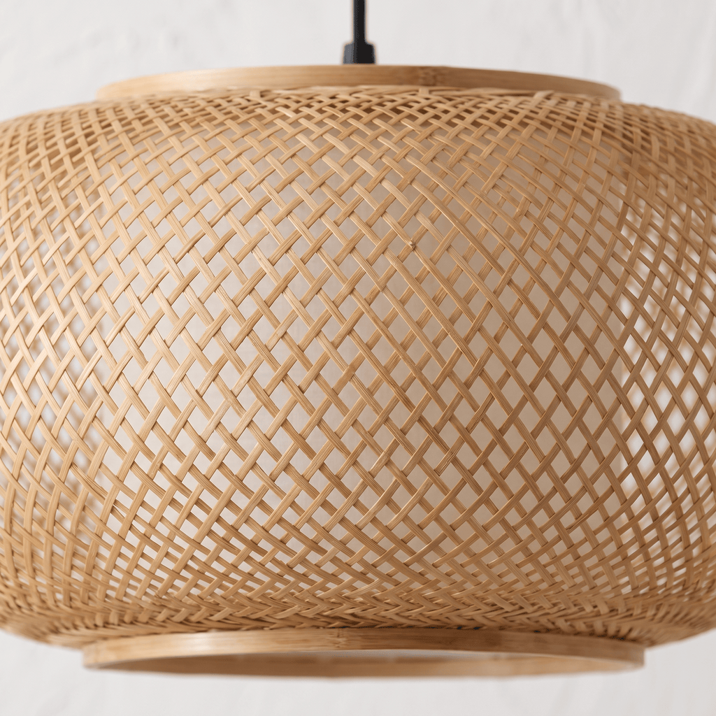 Suspension en Bambou Tambour