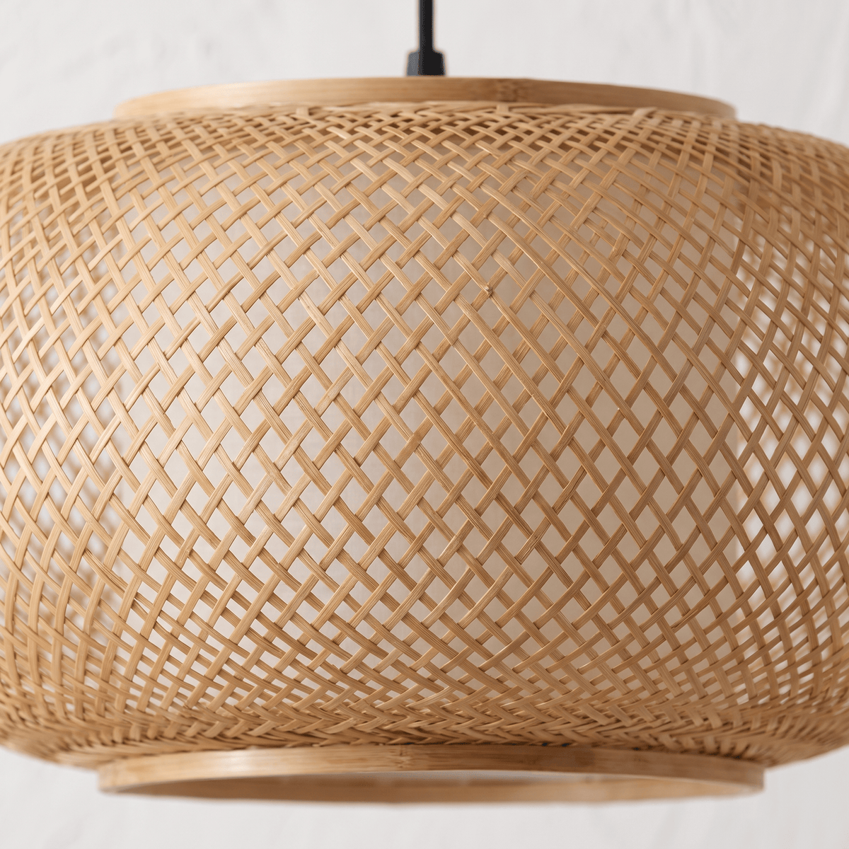 Suspension en Bambou Tambour