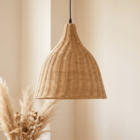 Suspension en Rotin Cloche pour Cuisine