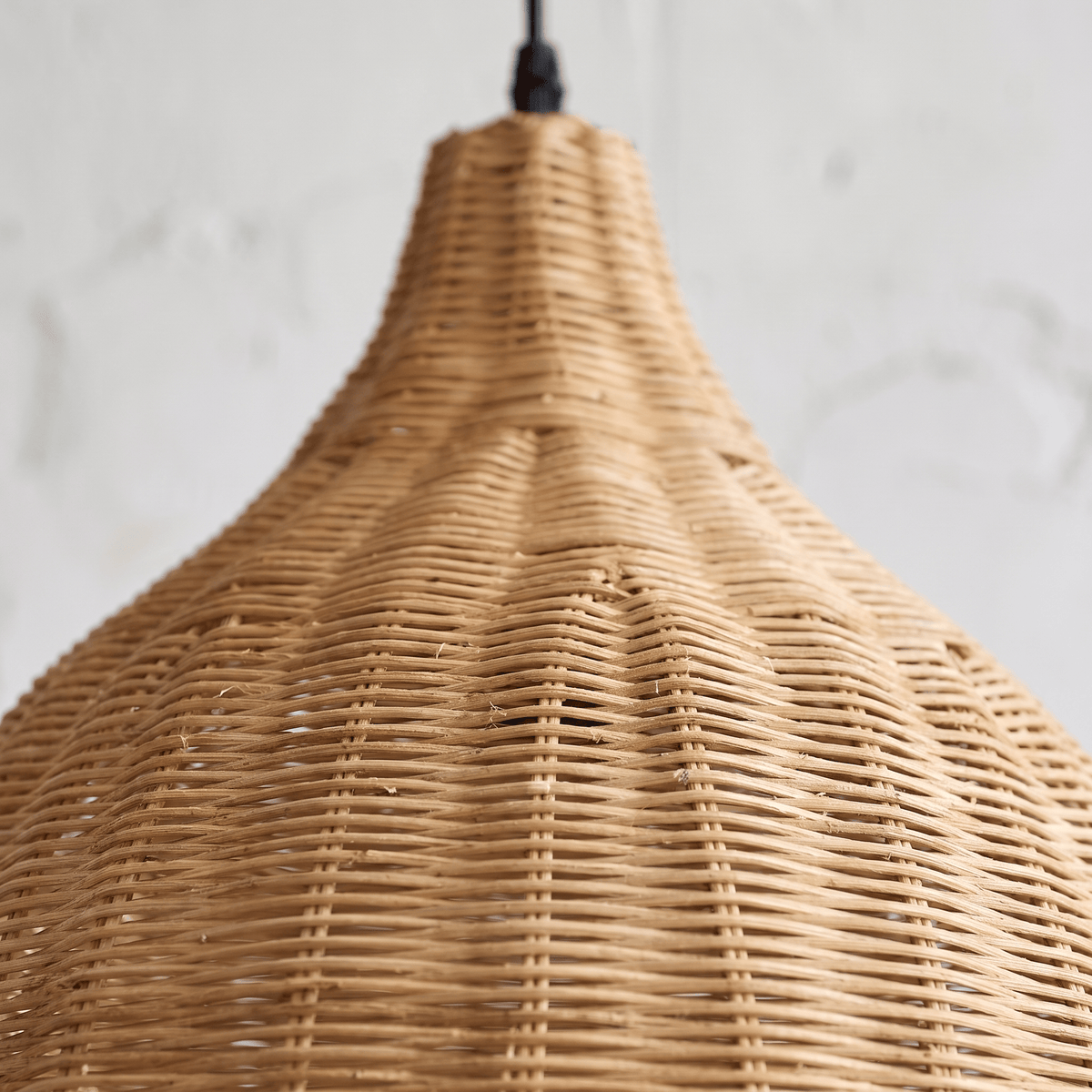 Suspension en Rotin Cloche pour Cuisine