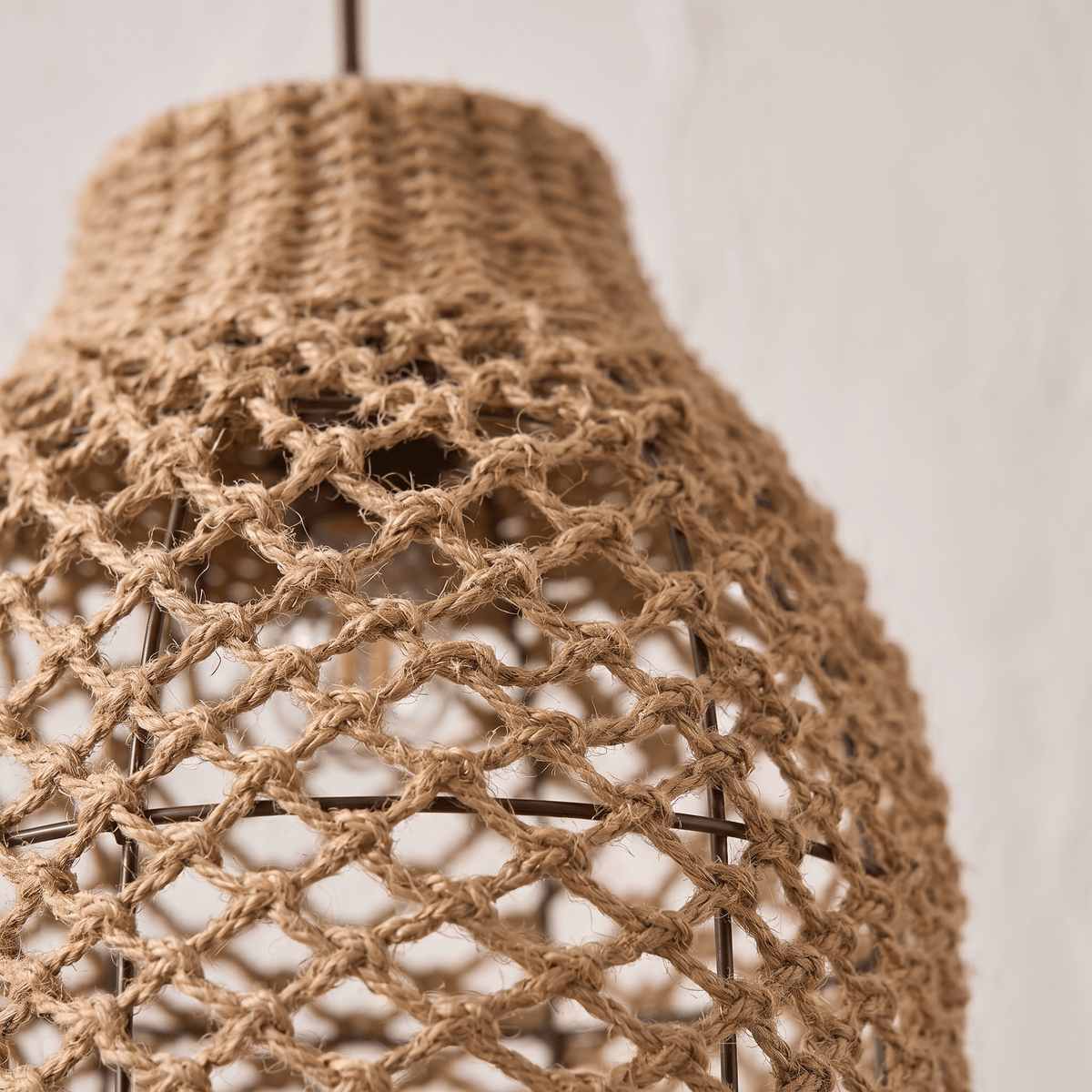 Suspension en Rotin Cloche Ventue