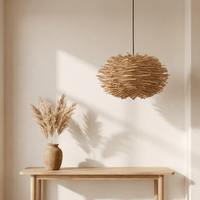 Suspension en Rotin Effet Nid