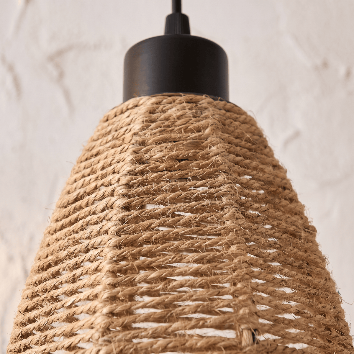 Suspension en Rotin Fuseau