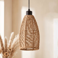 Suspension en Rotin Fuseau