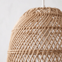 Suspension en Rotin Lanterne