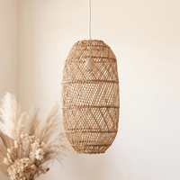 Suspension en Rotin Lanterne