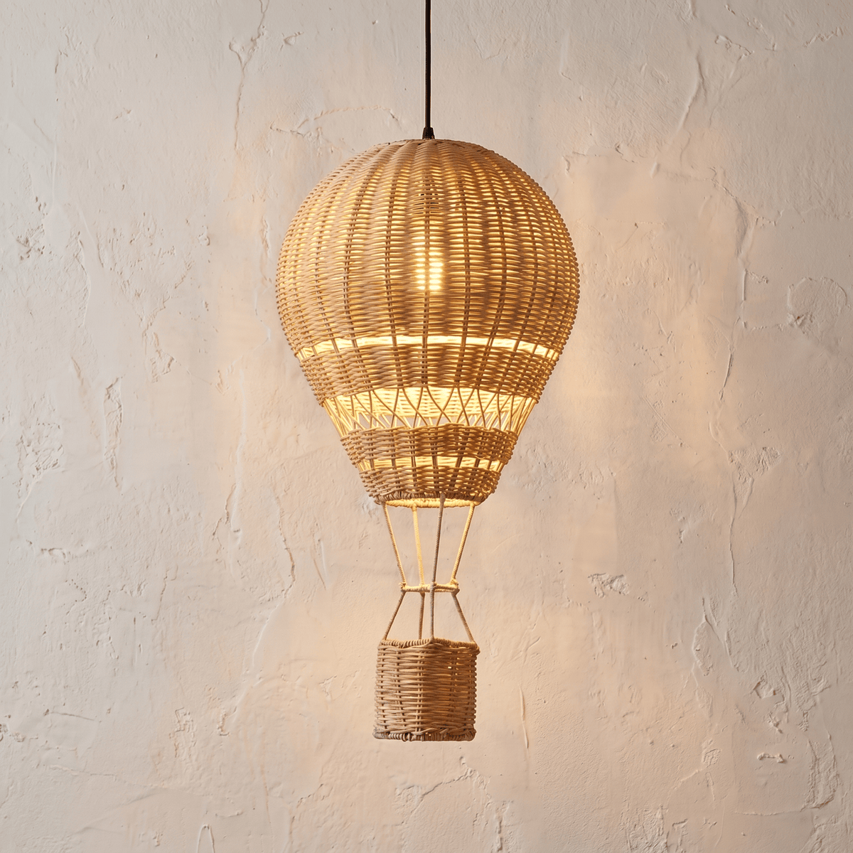 Suspension en Rotin Montgolfière Chambre Bébé