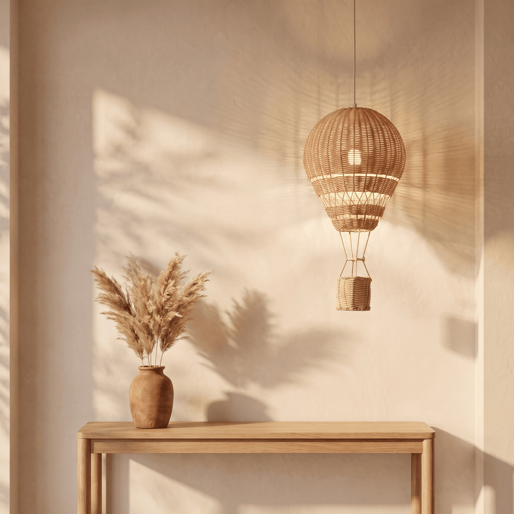 Suspension en Rotin Montgolfière Chambre Bébé