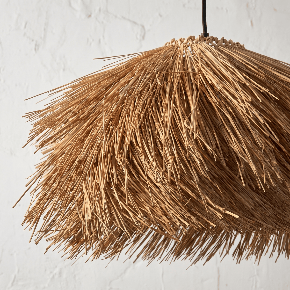 Suspension en Rotin Paille