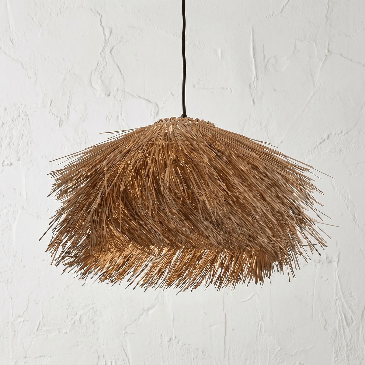 Suspension en Rotin Paille