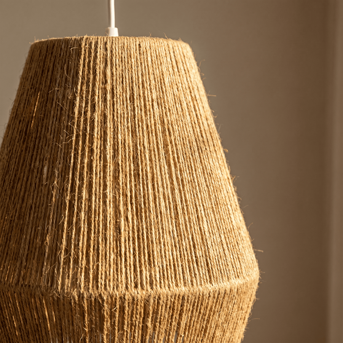 Suspension en Rotin Petite Cloche