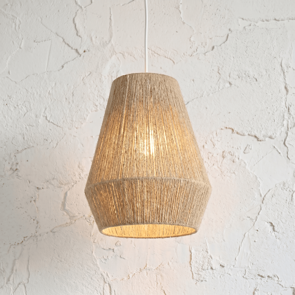Suspension en Rotin Petite Cloche