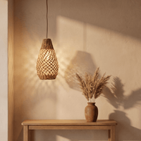 Suspension en Rotin Poire