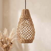 Suspension en Rotin Poire