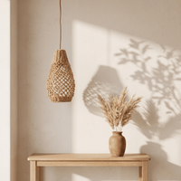Suspension en Rotin Poire