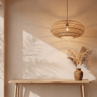 Suspension en Rotin Soucoupe