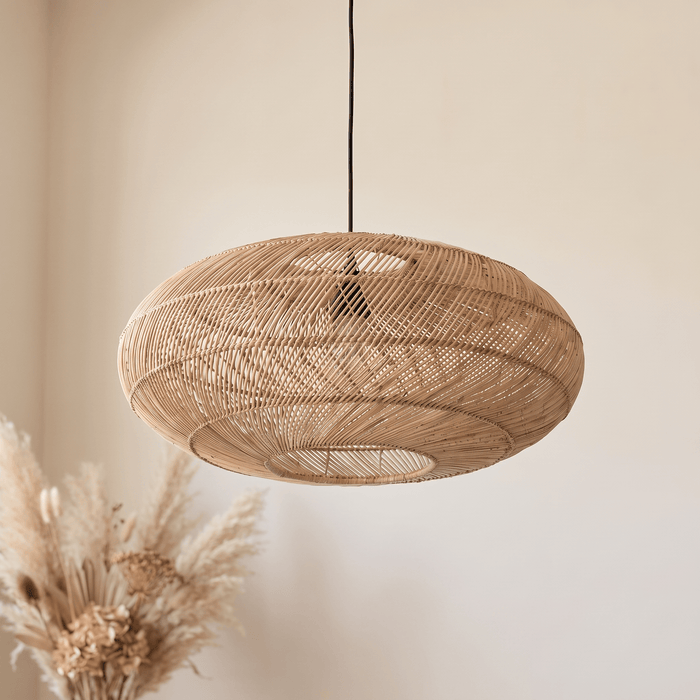 Suspension en Rotin Soucoupe