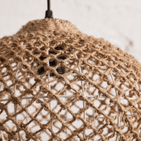 Suspension en Rotin Sphère Ajourée
