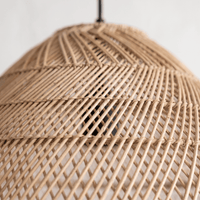 Suspension en Rotin Tressé Cloche