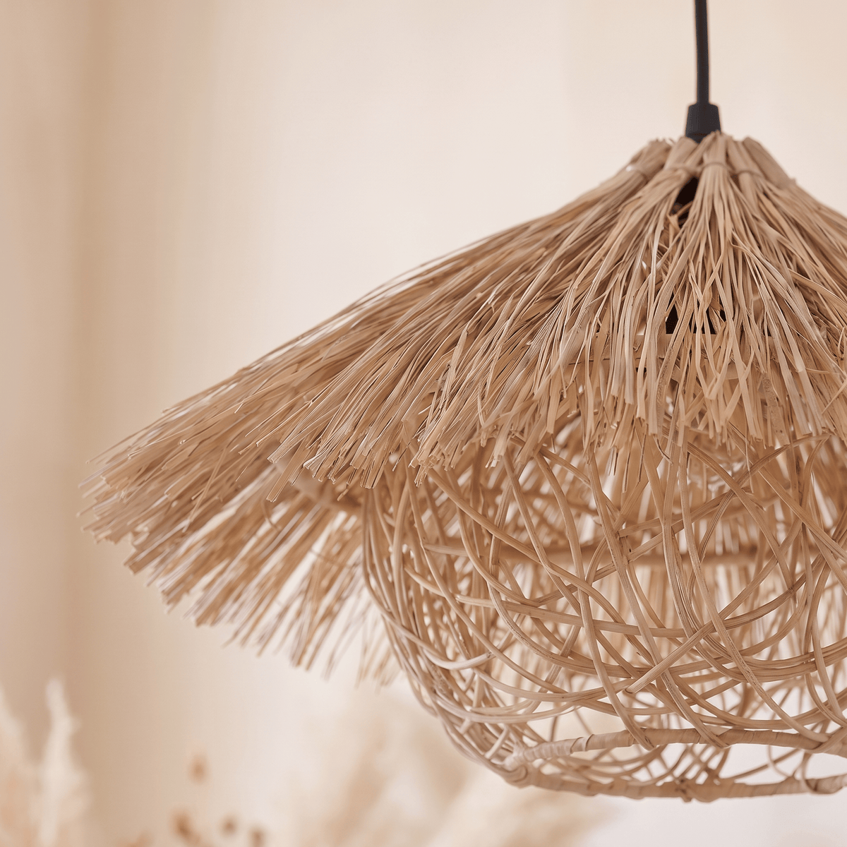 Suspension Rotin Capeline Sauvage