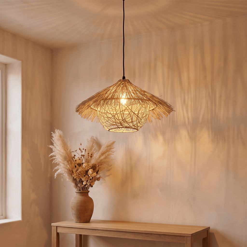 Suspension Rotin Capeline Sauvage