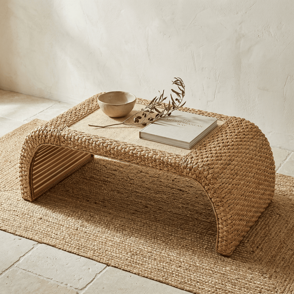 Table Basse en Rotin Arche