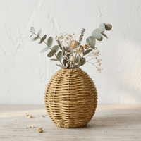 Vase Rotin Boule