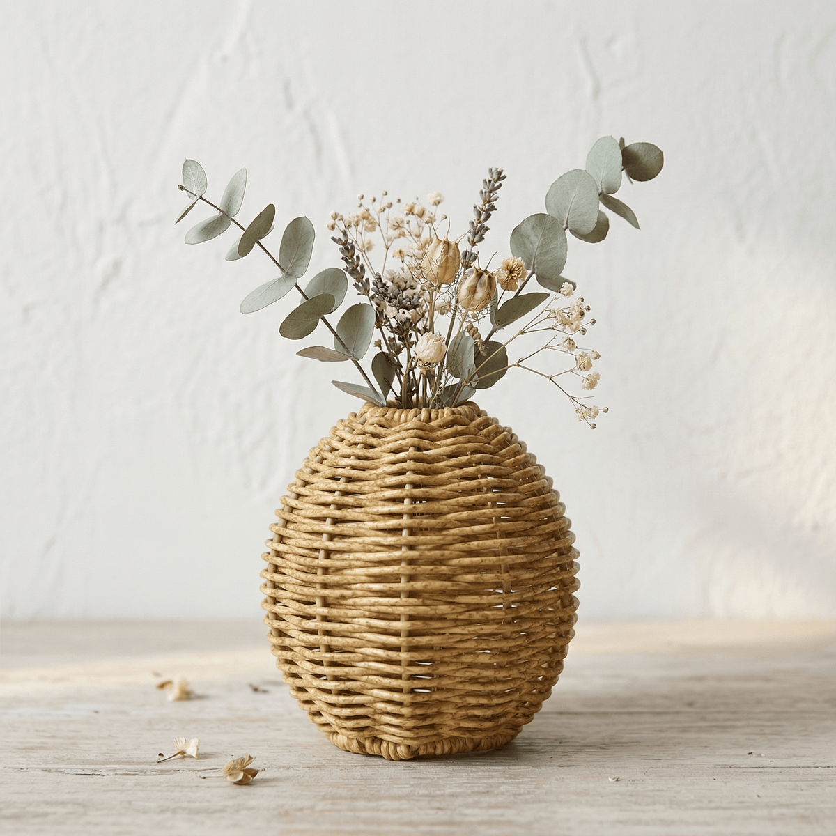 Vase Rotin Boule