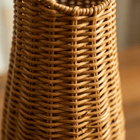 Vase Rotin Cylindrique Élancé
